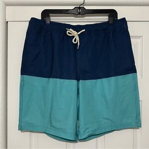 Trinity Coast Blue Board Shorts Men’s Swimwear Size LT